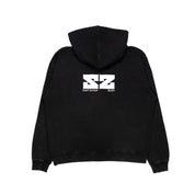 CROSS EMBROIDERY ZIP HOODIE